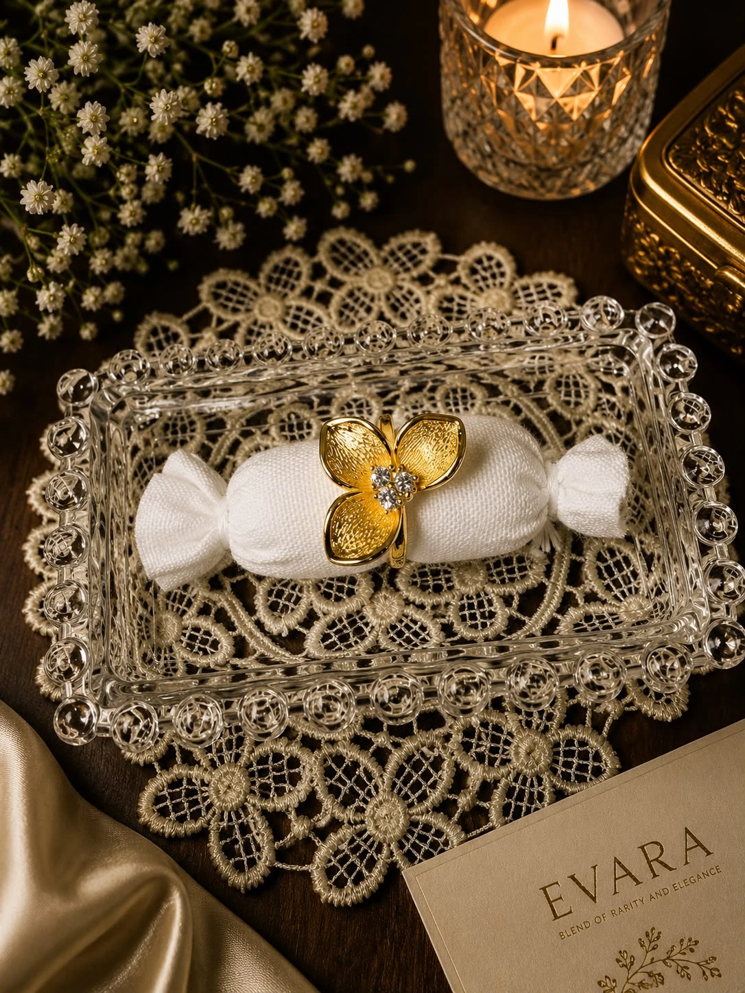 EVARA FLEUR D'OR RING